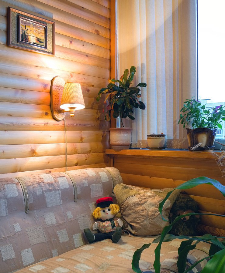 Комната в деревянном доме