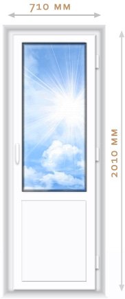 Дверная конструкция 710 х 2010 Дверная конструкция 710 х 2010